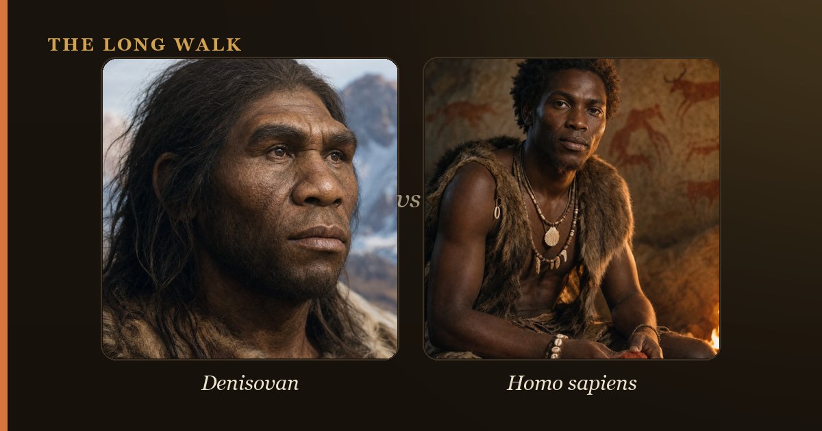 Reconstruction of Denisovan and Homo sapiens