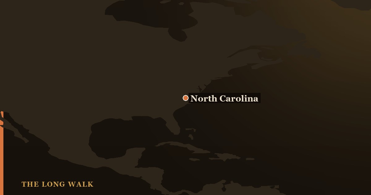 Locator map of North Carolina