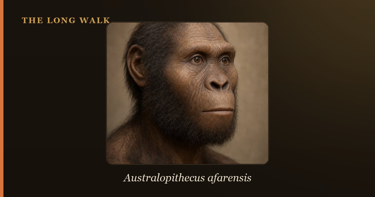 Reconstruction of Australopithecus afarensis