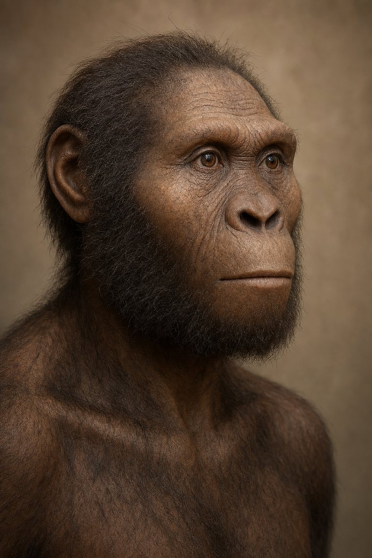 Reconstruction of Australopithecus afarensis