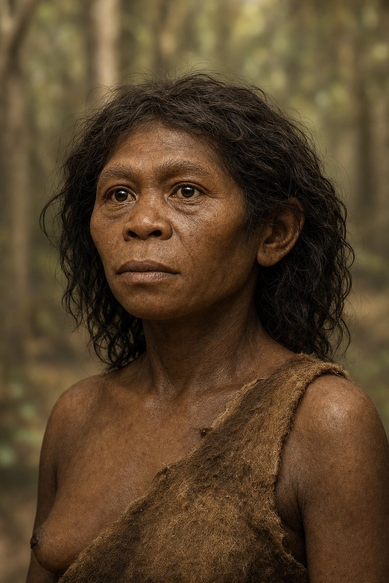 Reconstruction of Homo floresiensis